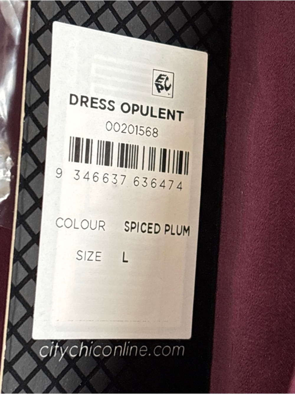 City Chic Women’s Opulent Long Sleeve Midi Dress Lilac Size L NWT - Picture 6 of 14
